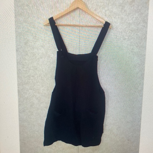 Pants - Black Pinafore Dress